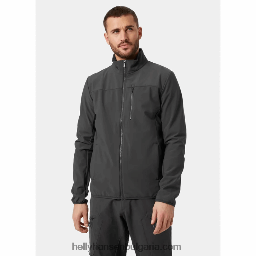 мъже мъжко яке crew softshell 2.0 80V22D103 абанос Helly-Hansen