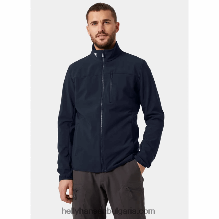 мъже мъжко яке crew softshell 2.0 80V22D104 военноморски флот Helly-Hansen
