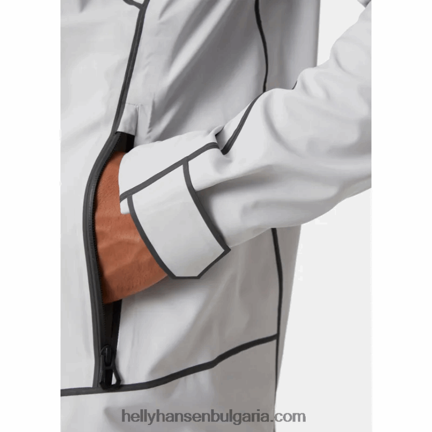 мъже мъжко яке от фолио на hp 80V22D51 сива мъгла Helly-Hansen