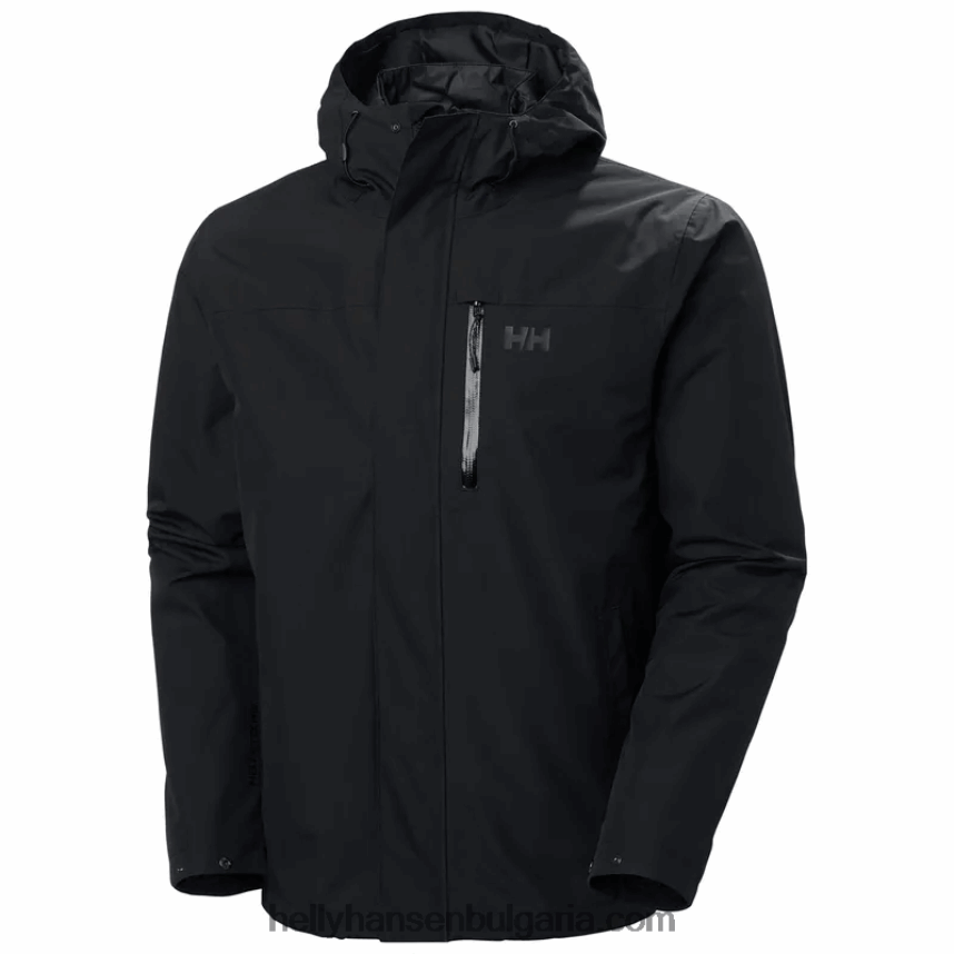 мъже мъжко яке juell 3 в 1 с черупка и изолатор 80V22D279 черен Helly-Hansen