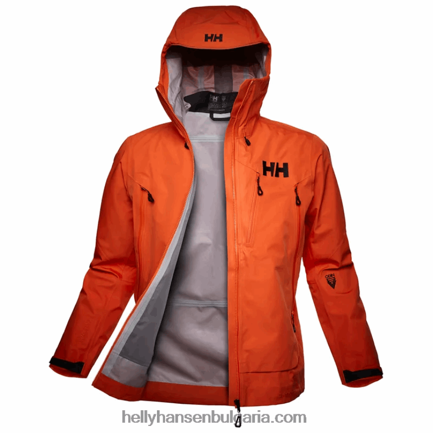 мъже мъжко яке odin 9 worlds infinity shell 80V22D141 ярък оран Helly-Hansen