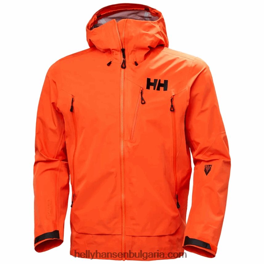 мъже мъжко яке odin 9 worlds infinity shell 80V22D141 ярък оран Helly-Hansen