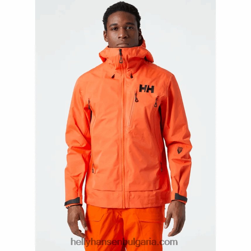 мъже мъжко яке odin 9 worlds infinity shell 80V22D141 ярък оран Helly-Hansen