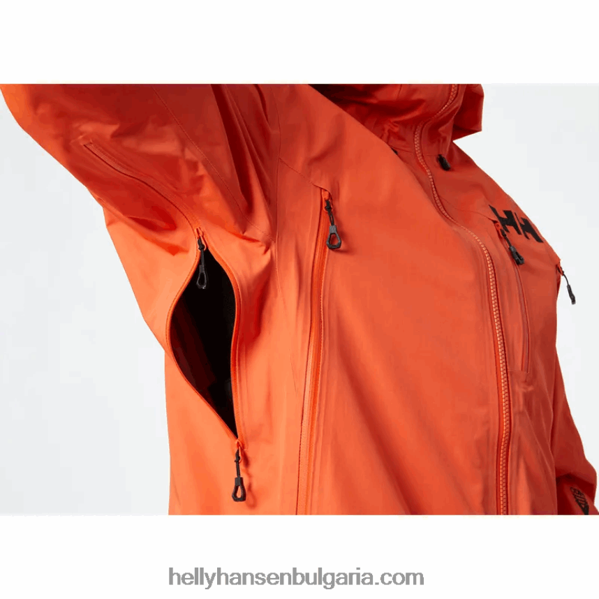 мъже мъжко яке odin 9 worlds infinity shell 80V22D141 ярък оран Helly-Hansen