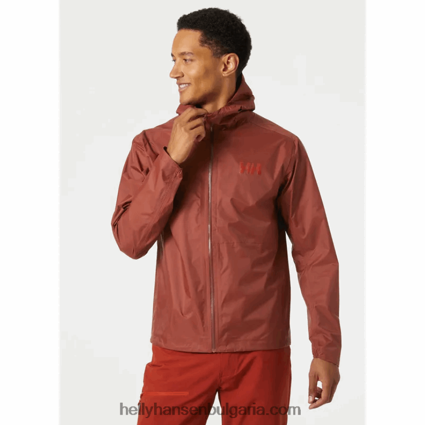 мъже мъжко яке verglas micro shell 80V22D181 железен оксид Helly-Hansen