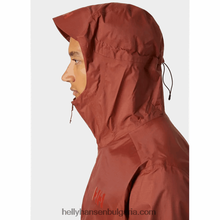 мъже мъжко яке verglas micro shell 80V22D181 железен оксид Helly-Hansen