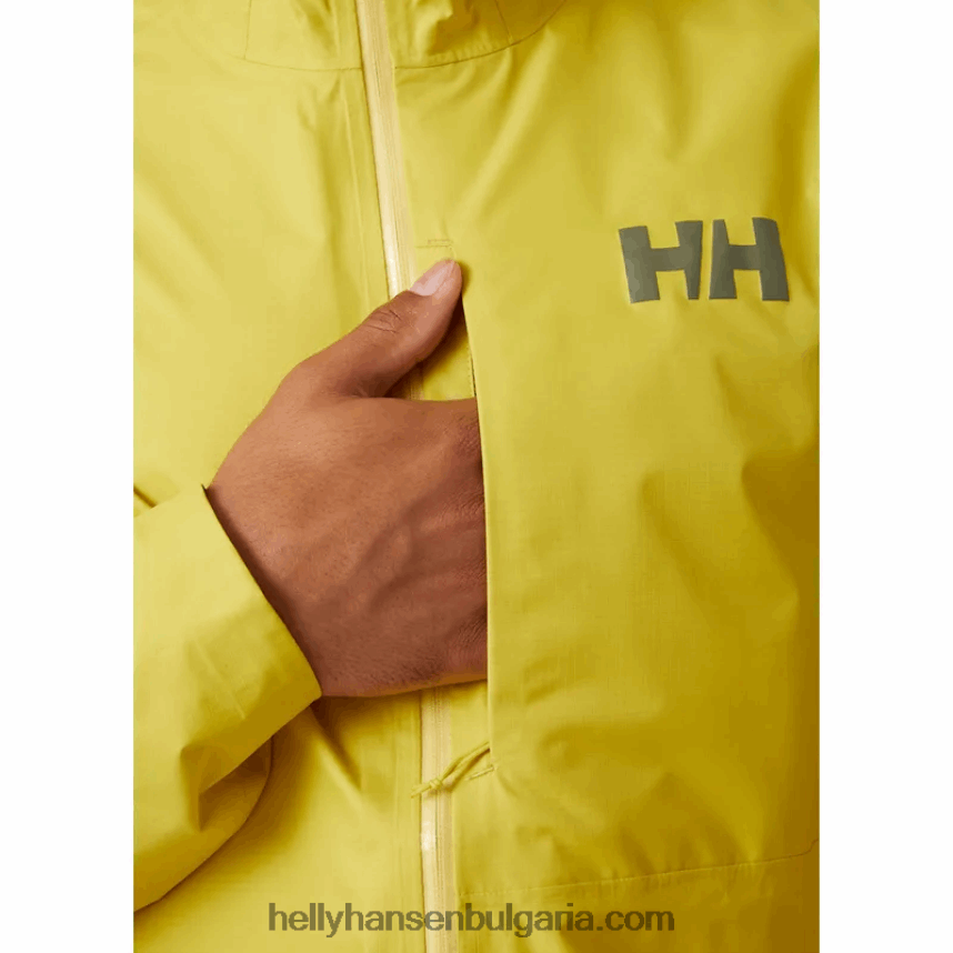 мъже мъжко яке verglas micro shell 80V22D183 топла маслина Helly-Hansen