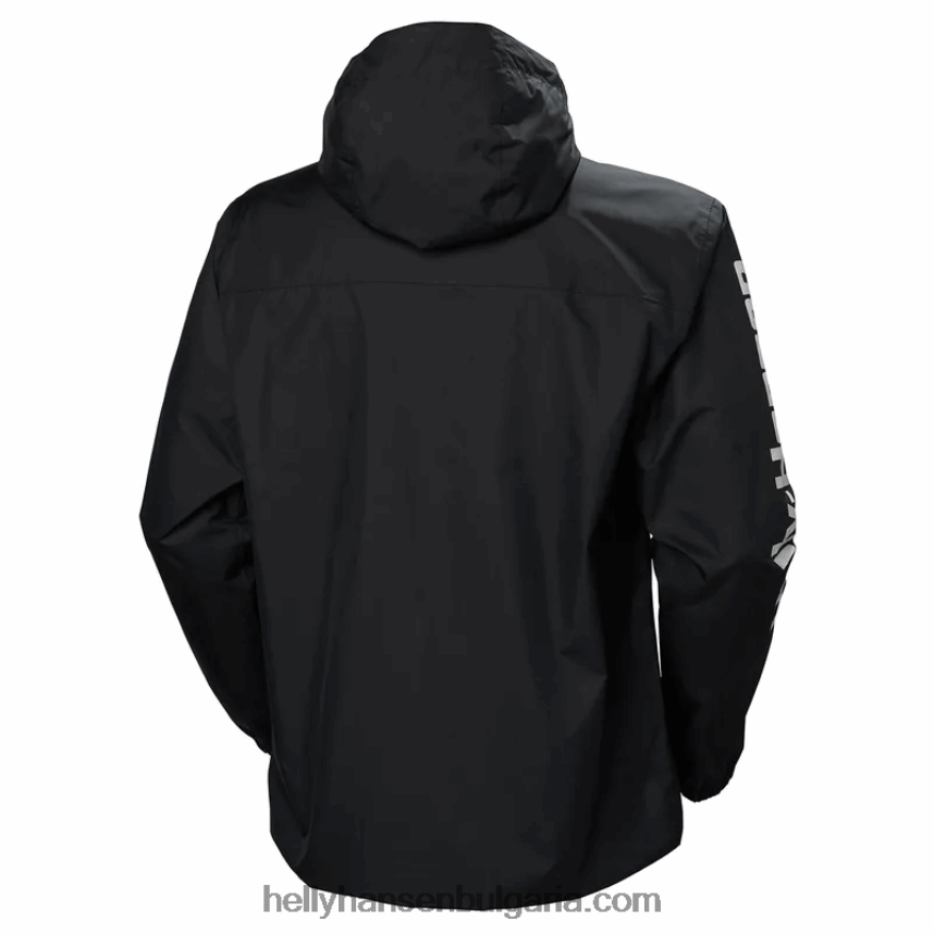 мъже мъжко яке yu ervik shell 80V22D287 черен Helly-Hansen