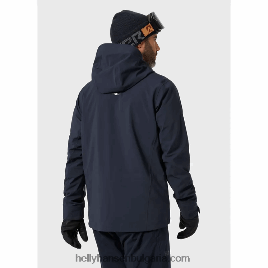 мъже мъжко 3-слойно ски яке swift 80V22D204 военноморски флот Helly-Hansen