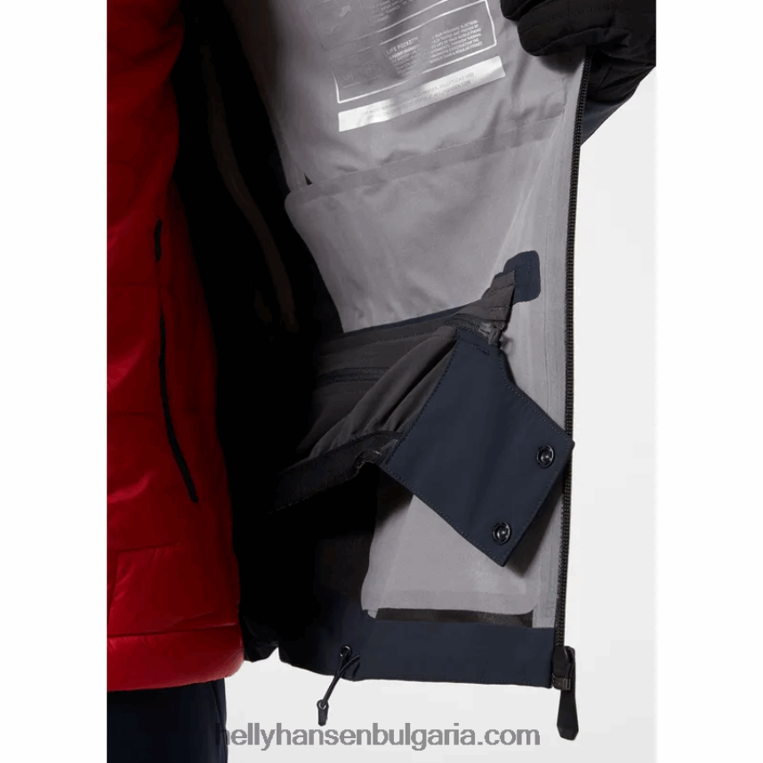 мъже мъжко 3-слойно ски яке swift 80V22D204 военноморски флот Helly-Hansen