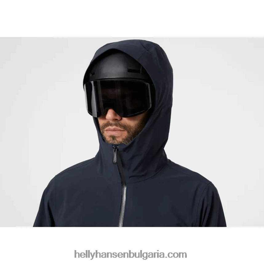 мъже мъжко 3-слойно ски яке swift 80V22D204 военноморски флот Helly-Hansen