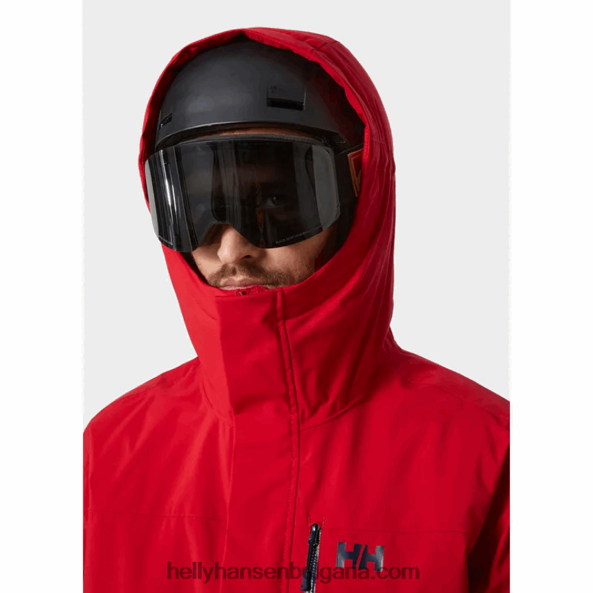 мъже мъжко панорамно ски яке 80V22D447 дълбок фиорд Helly-Hansen