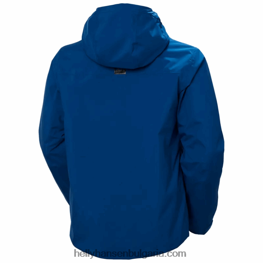 мъже мъжко алпийско изолирано ски яке 80V22D450 дълбок фиорд Helly-Hansen