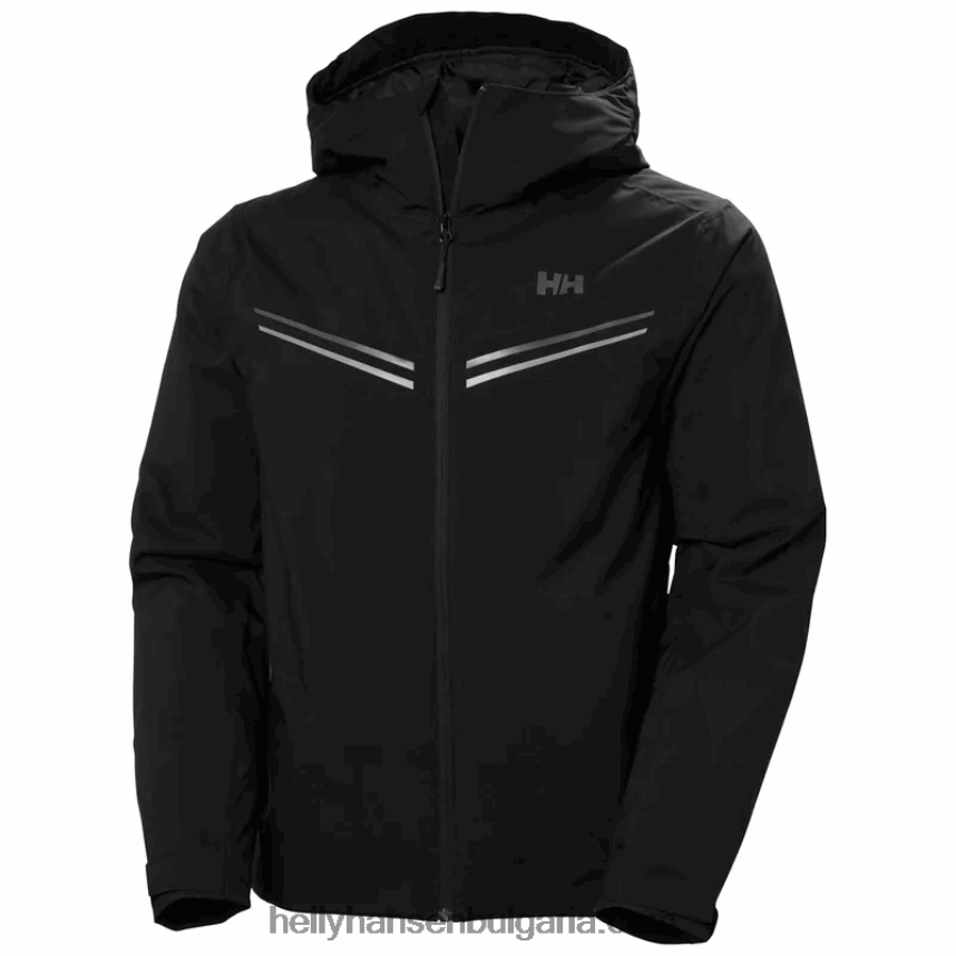 мъже мъжко алпийско изолирано ски яке 80V22D451 дълбок фиорд Helly-Hansen