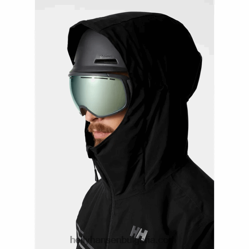 мъже мъжко алпийско изолирано ски яке 80V22D451 дълбок фиорд Helly-Hansen