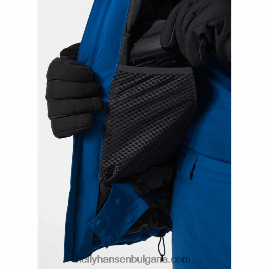 мъже мъжко изолирано яке за ски Swift Team 80V22D418 черен Helly-Hansen