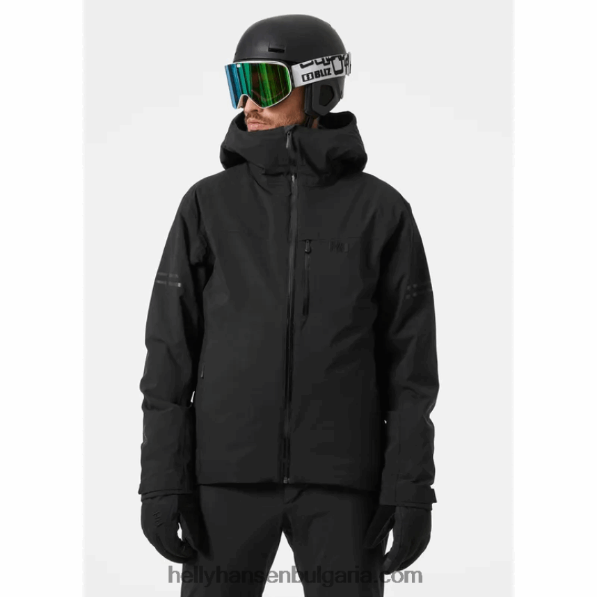 мъже мъжко изолирано яке за ски Swift Team 80V22D419 дълбок фиорд Helly-Hansen