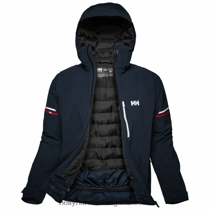 мъже мъжко изолирано яке за ски Swift Team 80V22D420 черен Helly-Hansen