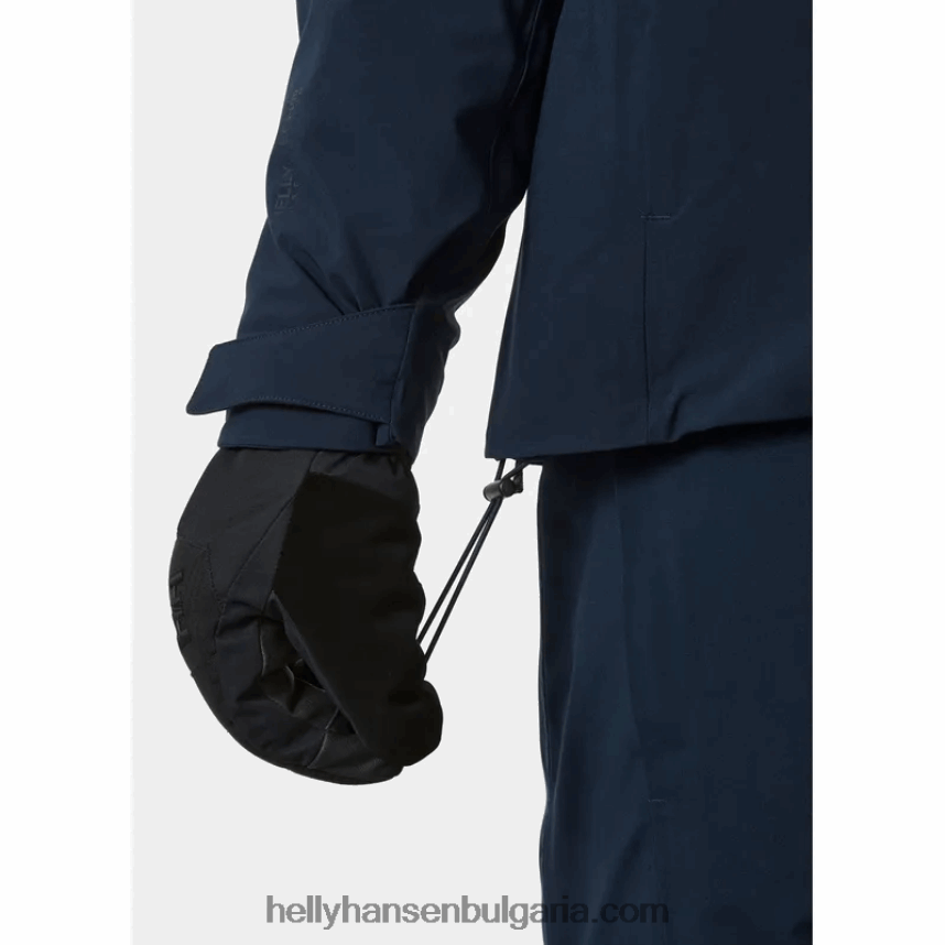 мъже мъжко изолирано яке за ски Swift Team 80V22D420 черен Helly-Hansen