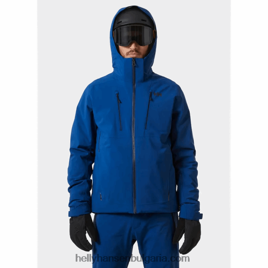 мъже мъжко ски яке alpha 3.0 80V22D409 дълбок фиорд Helly-Hansen