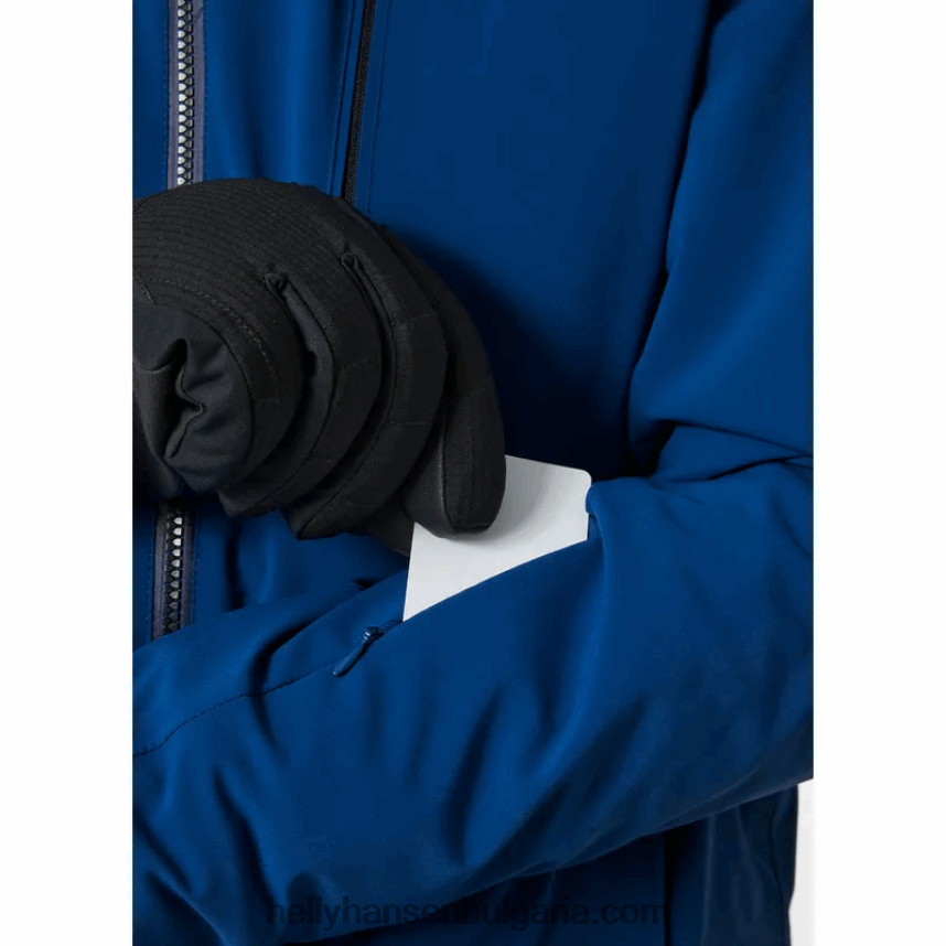 мъже мъжко ски яке alpha 3.0 80V22D409 дълбок фиорд Helly-Hansen