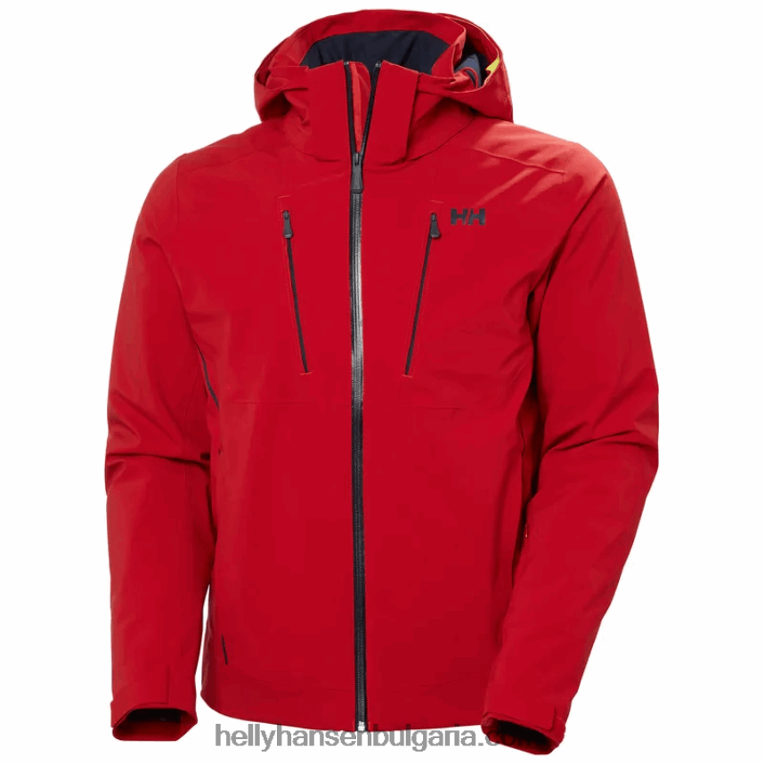 мъже мъжко ски яке alpha 3.0 80V22D411 червен Helly-Hansen