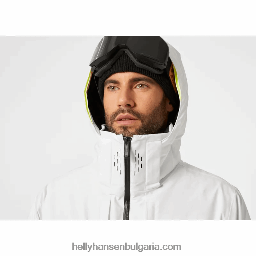 мъже мъжко изолирано ски яке alpha infinity 80V22D423 синя мъгла Helly-Hansen