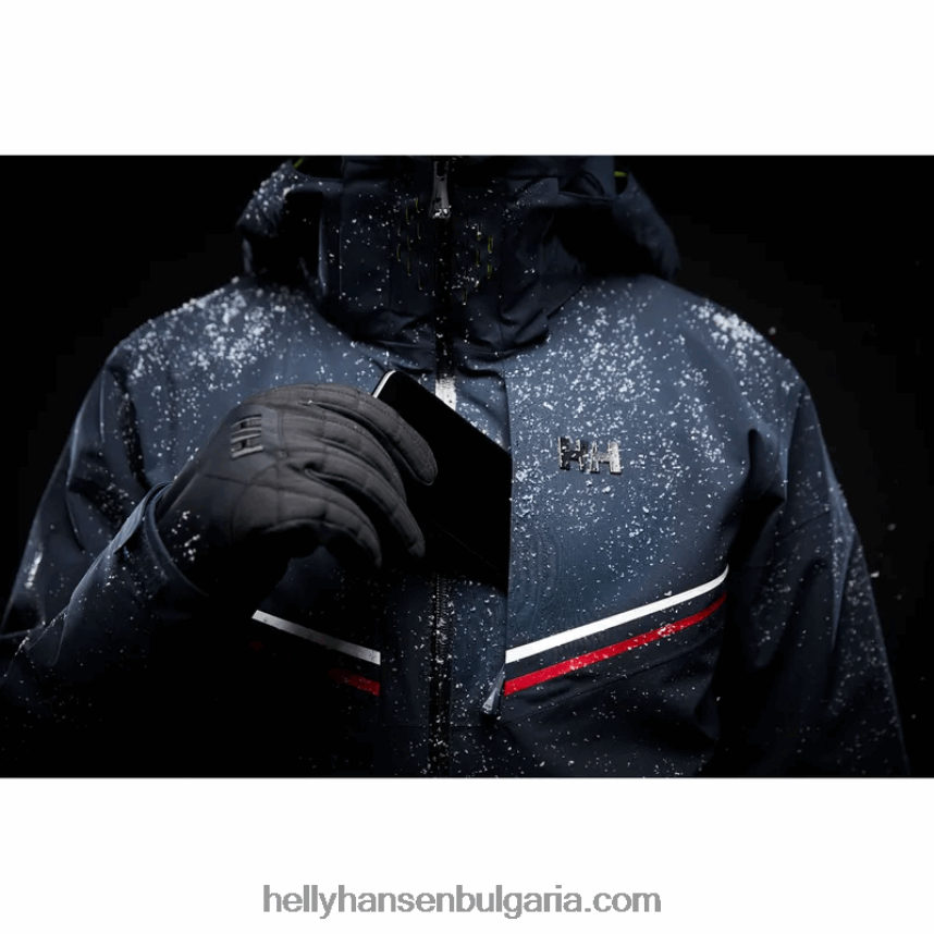 мъже мъжко изолирано ски яке alpha infinity 80V22D424 черен Helly-Hansen