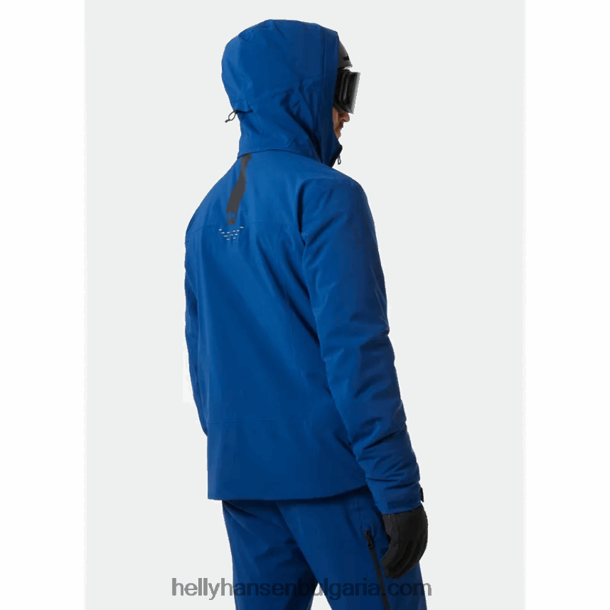мъже мъжко изолирано ски яке alpha lifaloft 80V22D405 дълбок фиорд Helly-Hansen