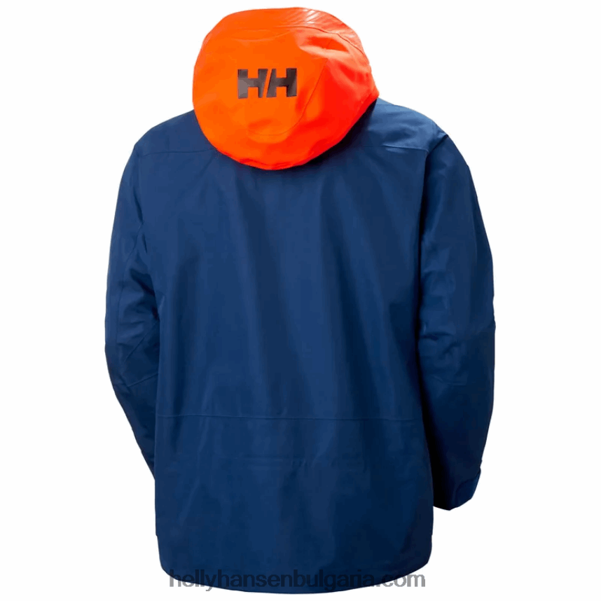 мъже мъжко яке elevation infinity 2.0 ski shell 80V22D144 дълбок фиорд Helly-Hansen