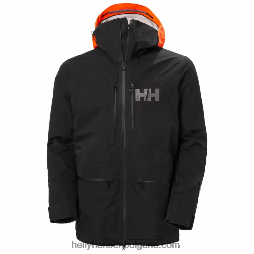 мъже мъжко яке elevation infinity 2.0 ski shell 80V22D145 черен Helly-Hansen