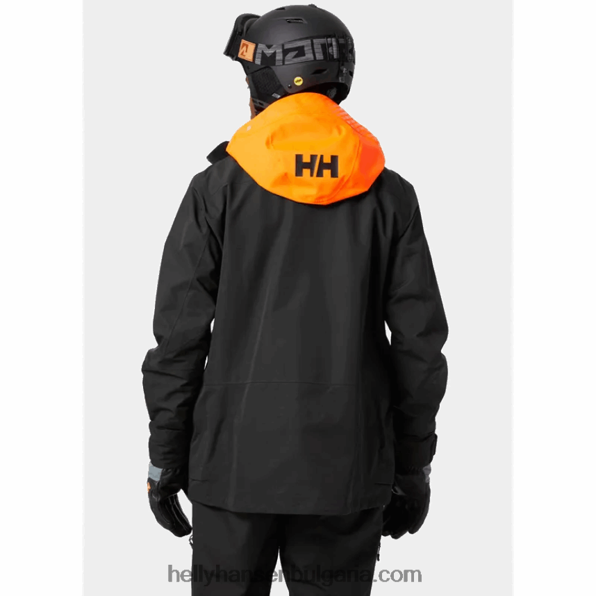 мъже мъжко яке elevation infinity 2.0 ski shell 80V22D145 черен Helly-Hansen