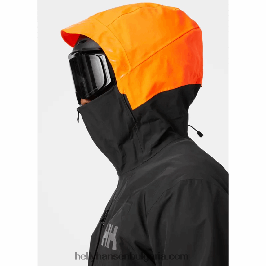 мъже мъжко яке elevation infinity 2.0 ski shell 80V22D145 черен Helly-Hansen