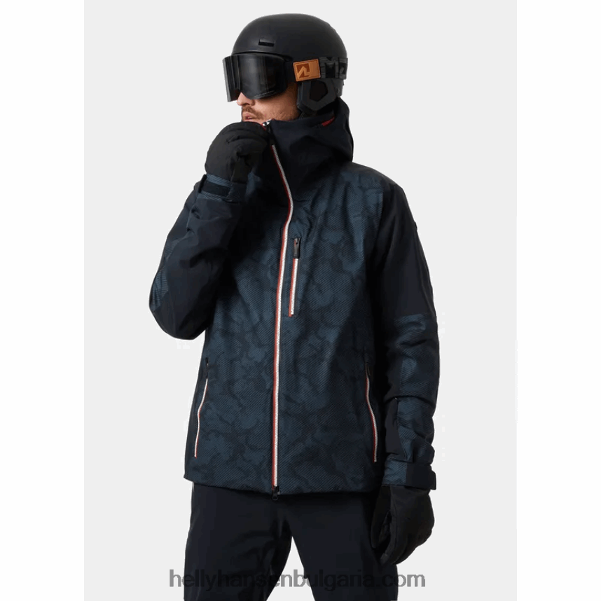 мъже мъжко ски яке kitzbuhel infinity еластично изолирано 80V22D432 черен Helly-Hansen