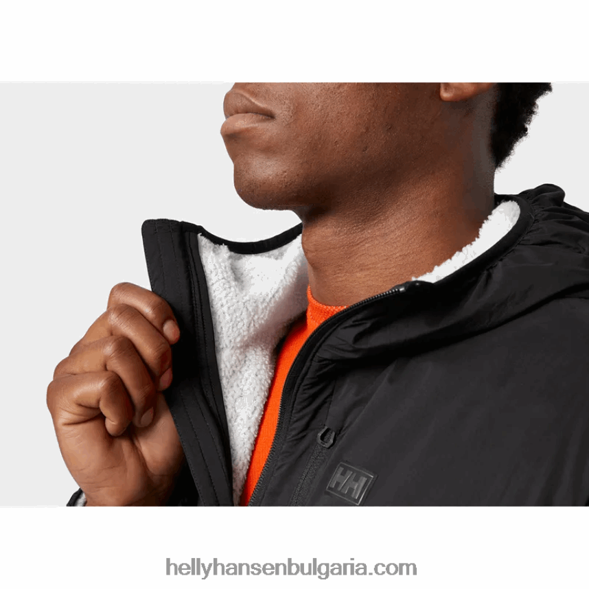 мъже мъжко яке lifaloft с въздушна изолация 80V22D440 патрулен оран Helly-Hansen