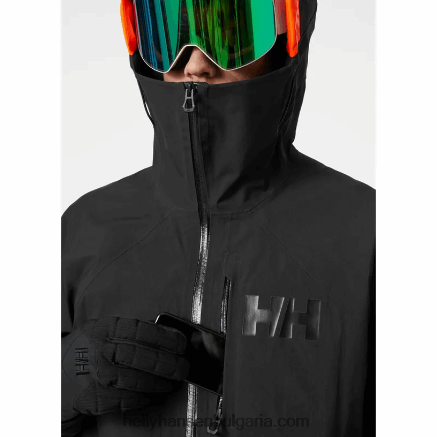мъже мъжко ски яке ridge infinity shell 80V22D201 черен Helly-Hansen
