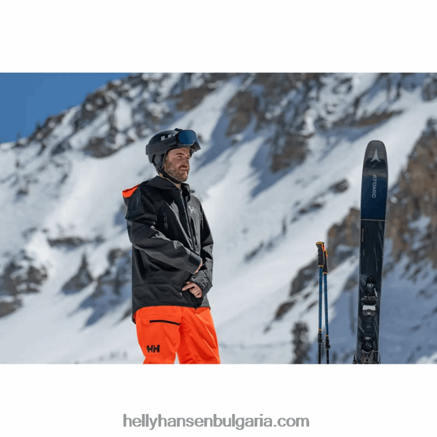 мъже мъжко ски яке sogn shell 2.0 80V22D175 черен Helly-Hansen