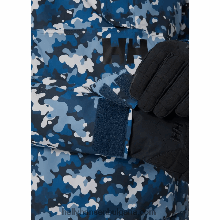 мъже мъжко ullr d изолирано яке за ски анорак 80V22D436 военноморски флот Helly-Hansen