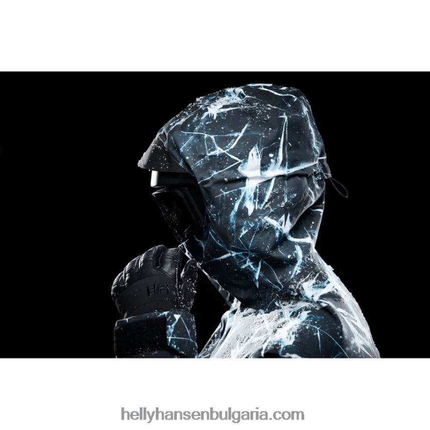 мъже мъжко ullr d изолирано яке за ски анорак 80V22D437 океански камуфлаж Helly-Hansen