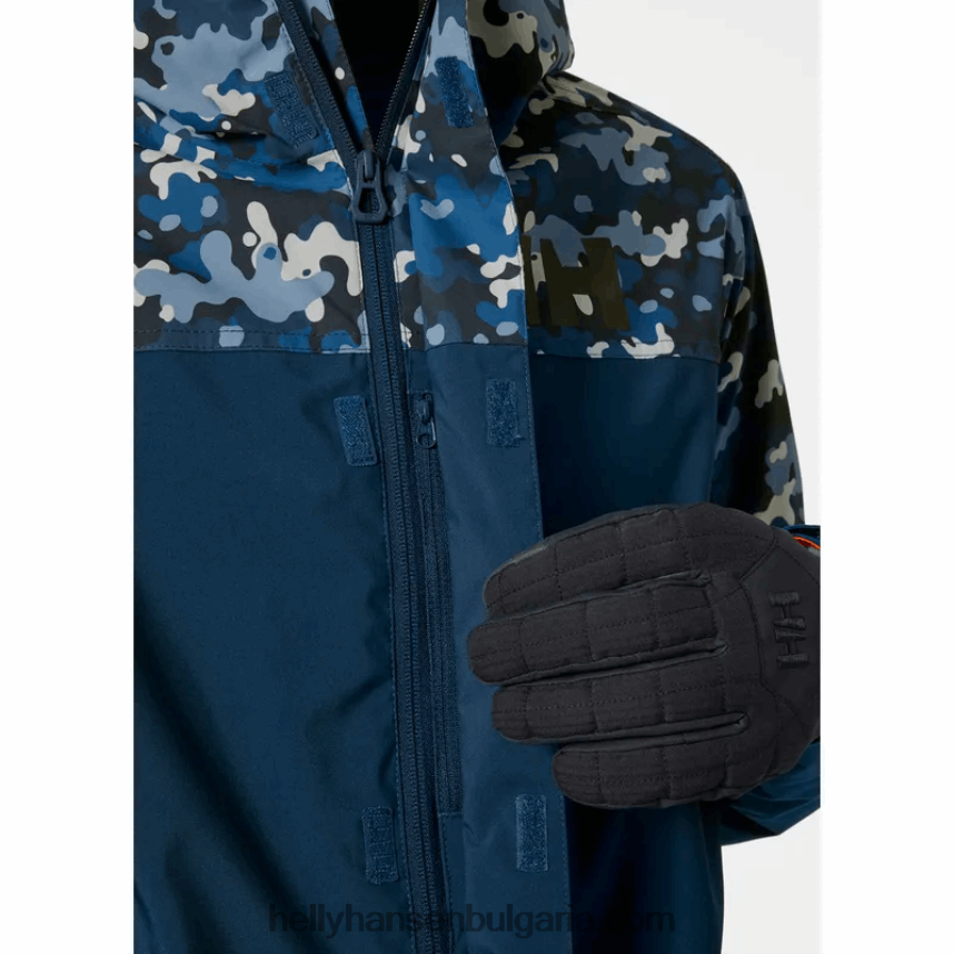 мъже мъжко ски яке ullr d shell 80V22D205 океански камуфлаж Helly-Hansen