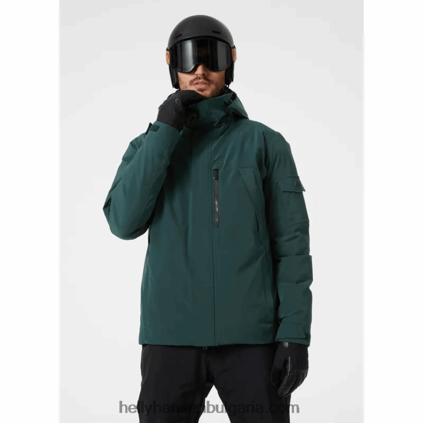 мъже мъжко яке val d'isere пухкаво ски 80V22D452 черен Helly-Hansen