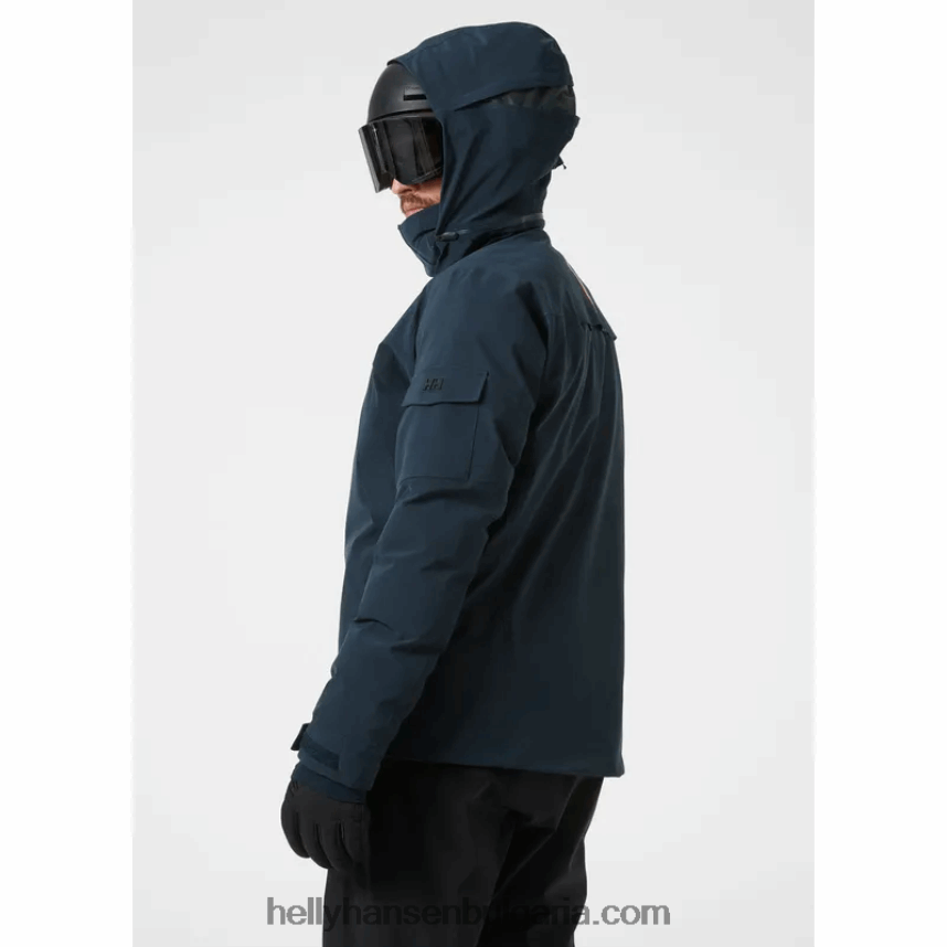 мъже мъжко яке val d'isere пухкаво ски 80V22D453 най-тъмен spr Helly-Hansen