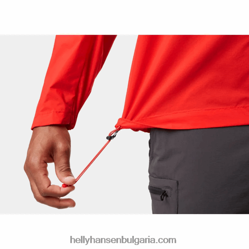 мъже мъжко яке тип ветровка rapide 80V22D217 тревожно червено Helly-Hansen