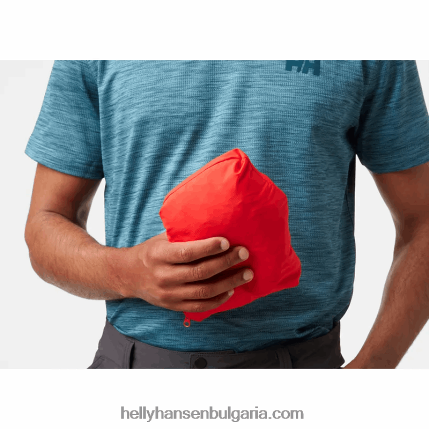 мъже мъжко яке тип ветровка rapide 80V22D217 тревожно червено Helly-Hansen