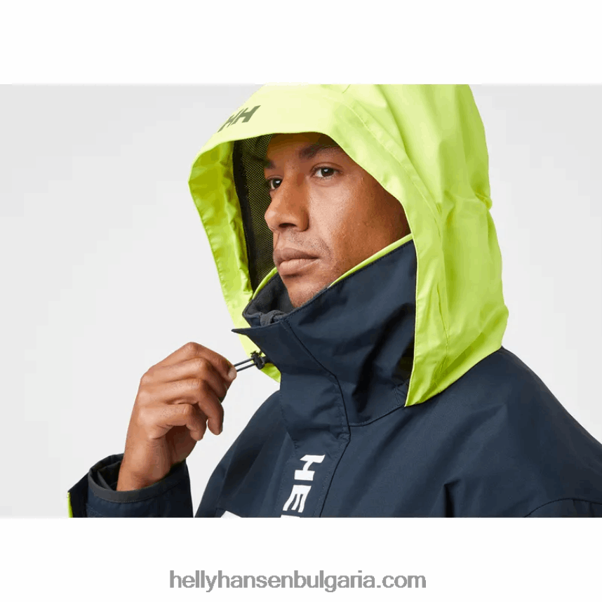 мъже мъжко яке за крайбрежно плаване 80V22D112 военноморски флот Helly-Hansen