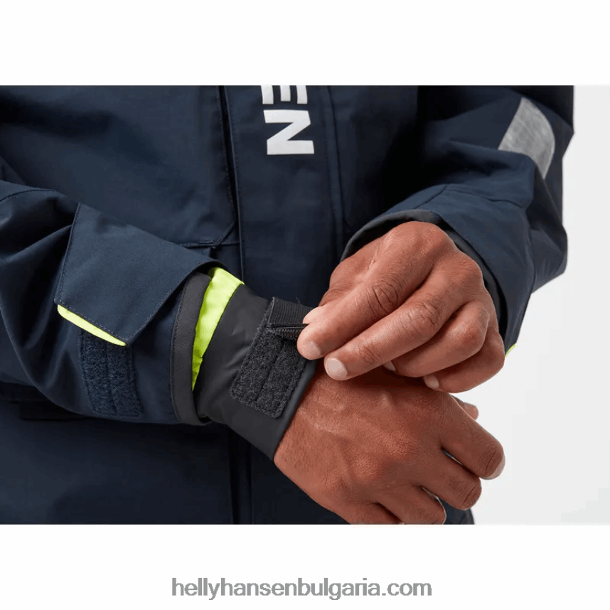 мъже мъжко яке за крайбрежно плаване 80V22D112 военноморски флот Helly-Hansen