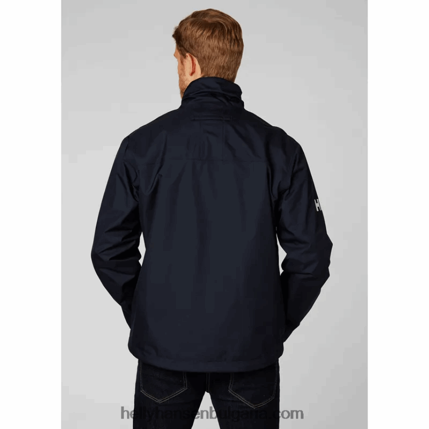 мъже екипно мъжко яке за ветроходство със среден слой 80V22D130 военноморски флот Helly-Hansen