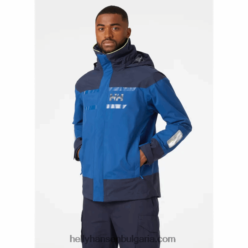 мъже мъжко яке за крайбрежно плаване 80V22D133 дълбок фиорд Helly-Hansen