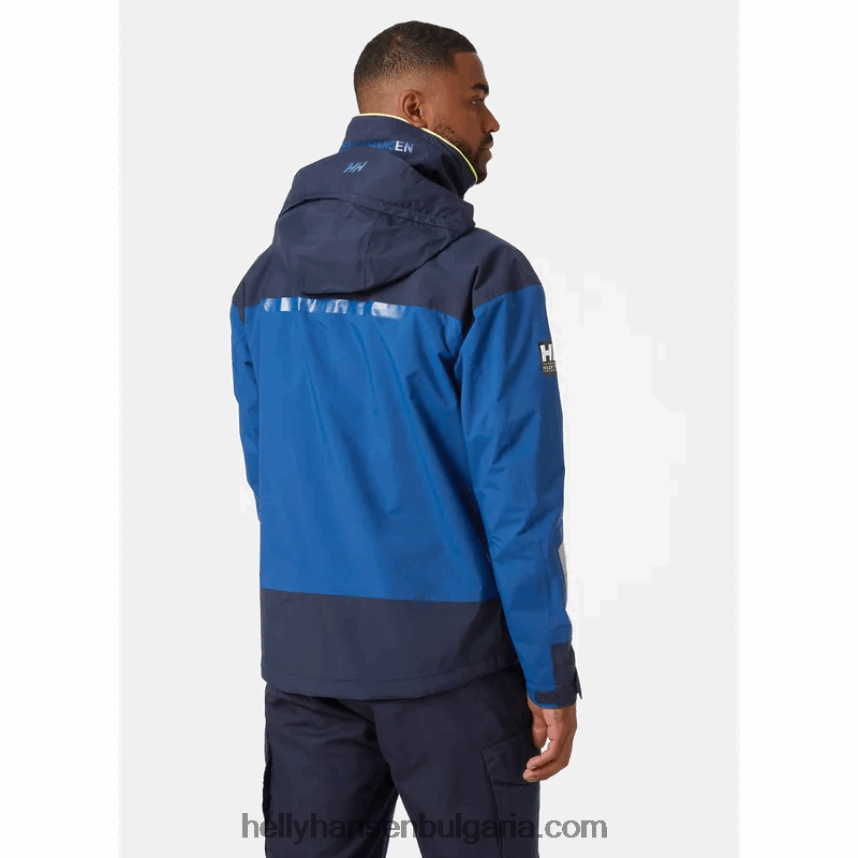 мъже мъжко яке за крайбрежно плаване 80V22D133 дълбок фиорд Helly-Hansen