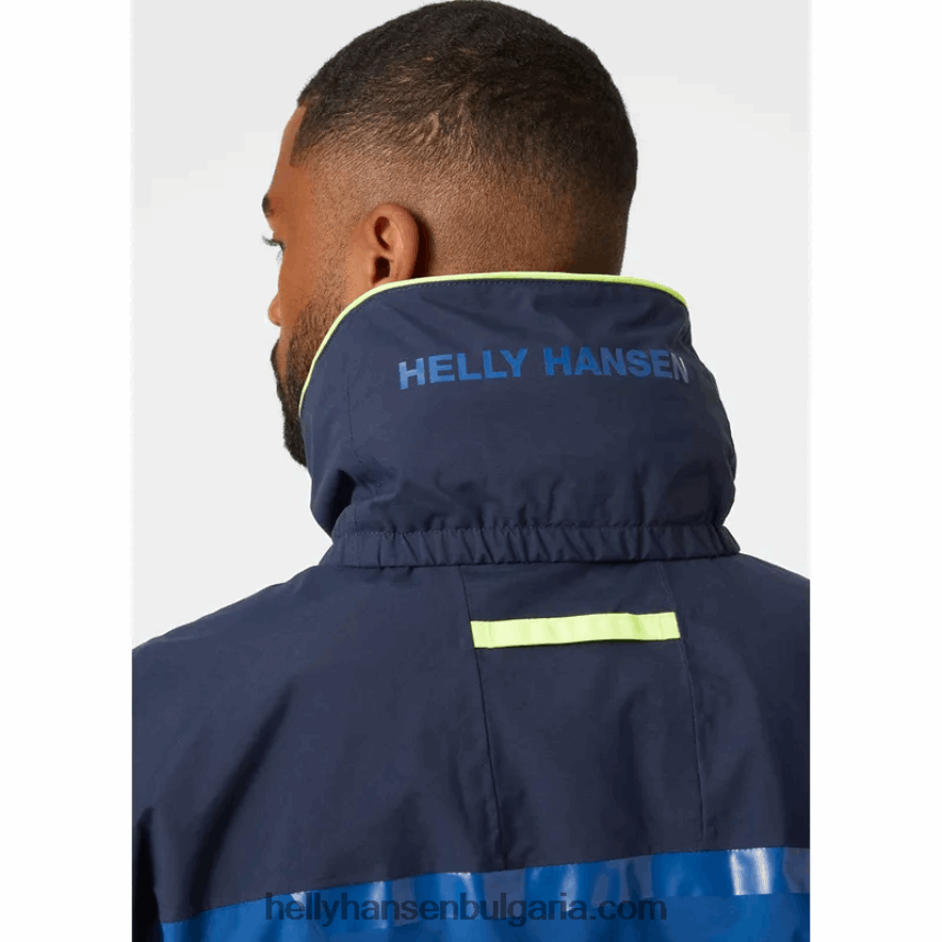мъже мъжко яке за крайбрежно плаване 80V22D133 дълбок фиорд Helly-Hansen